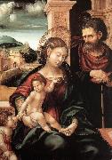 BURGKMAIR, Hans Holy Family with the Child St John ds oil painting reproduction